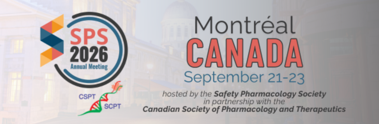 Meet us at the Safety Pharmacology Society Annual Meeting in Montreal, Canada - September 21-23, 2026